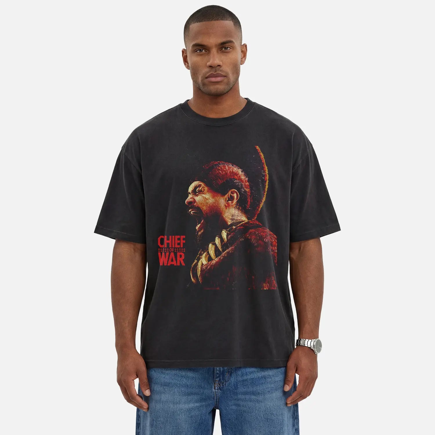 Chief of War Tee – Jason Momoa Warrior Shirt - Cruel Royalty