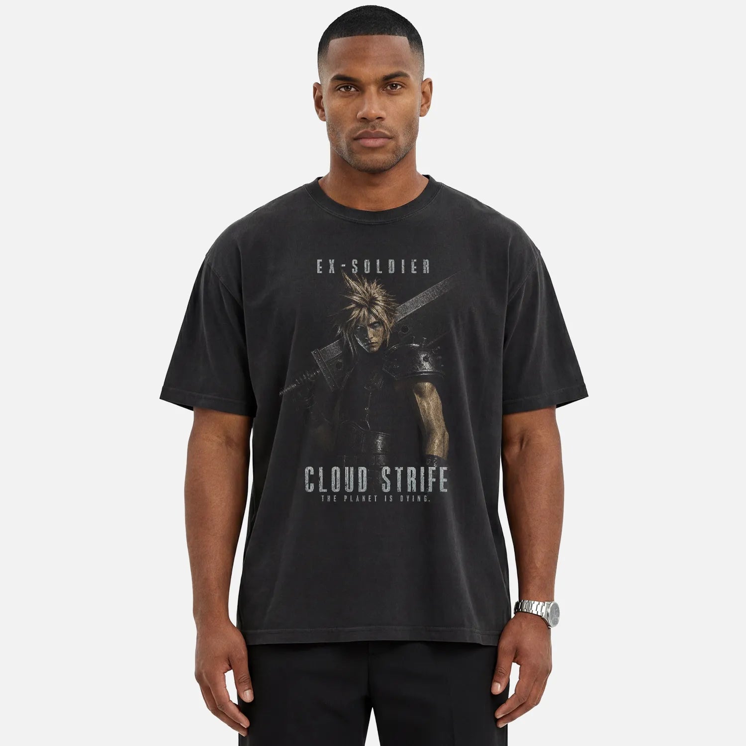 Cloud Strife Tee – Final Fantasy VII Ex-Soldier The Planet Is Dying Shirt - Comfort Colors