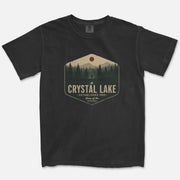 Crystal Lake Badge Tee – Lake Camp Horror Shirt - Cruel Royalty