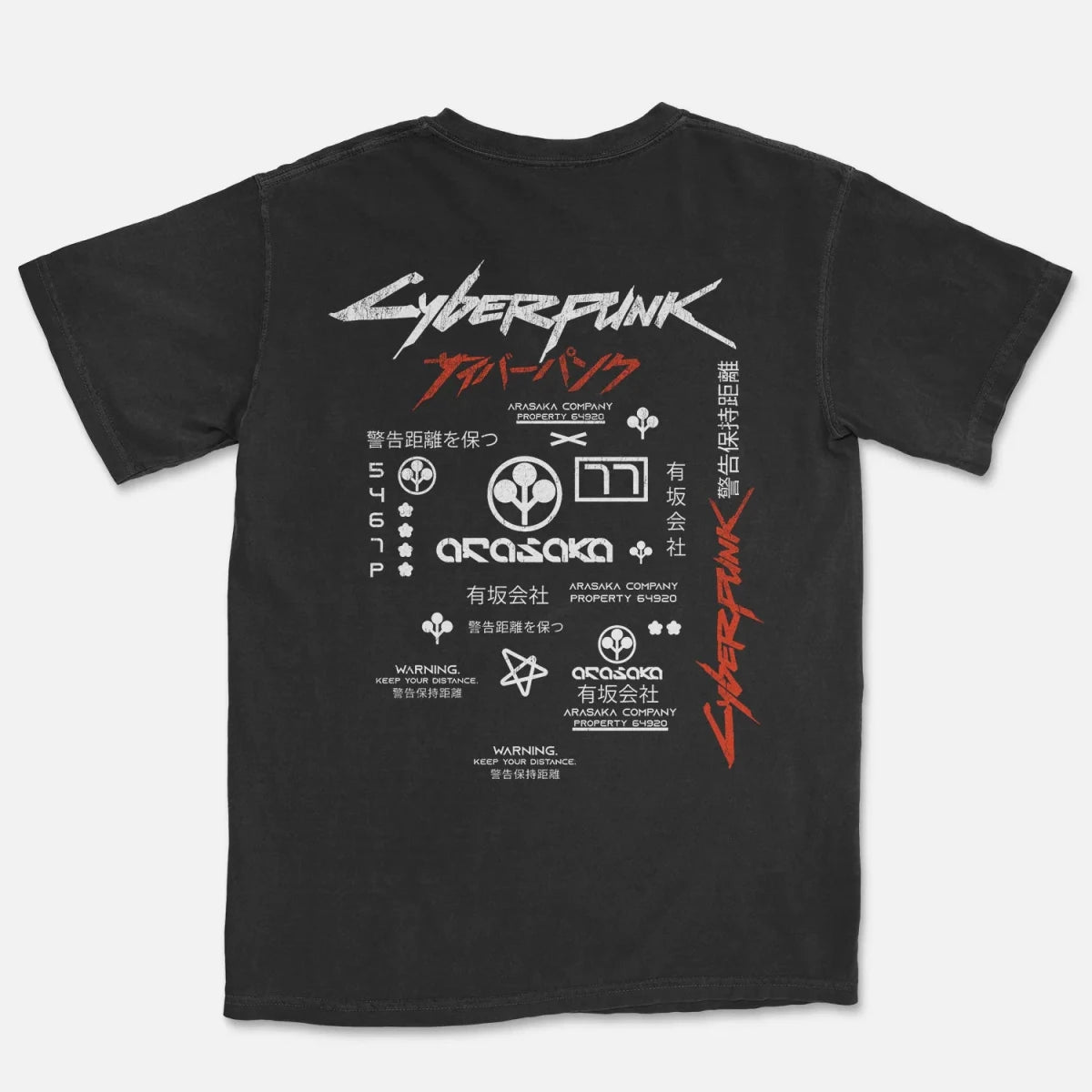 Corporate Property Tee – Chrome City Warning Shirt - Cruel Royalty