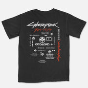 Corporate Property Tee – Chrome City Warning Shirt - Comfort Colors
