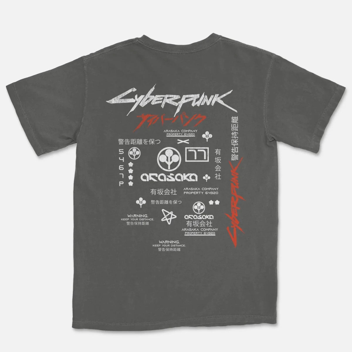 Corporate Property Tee – Chrome City Warning Shirt - Cruel Royalty