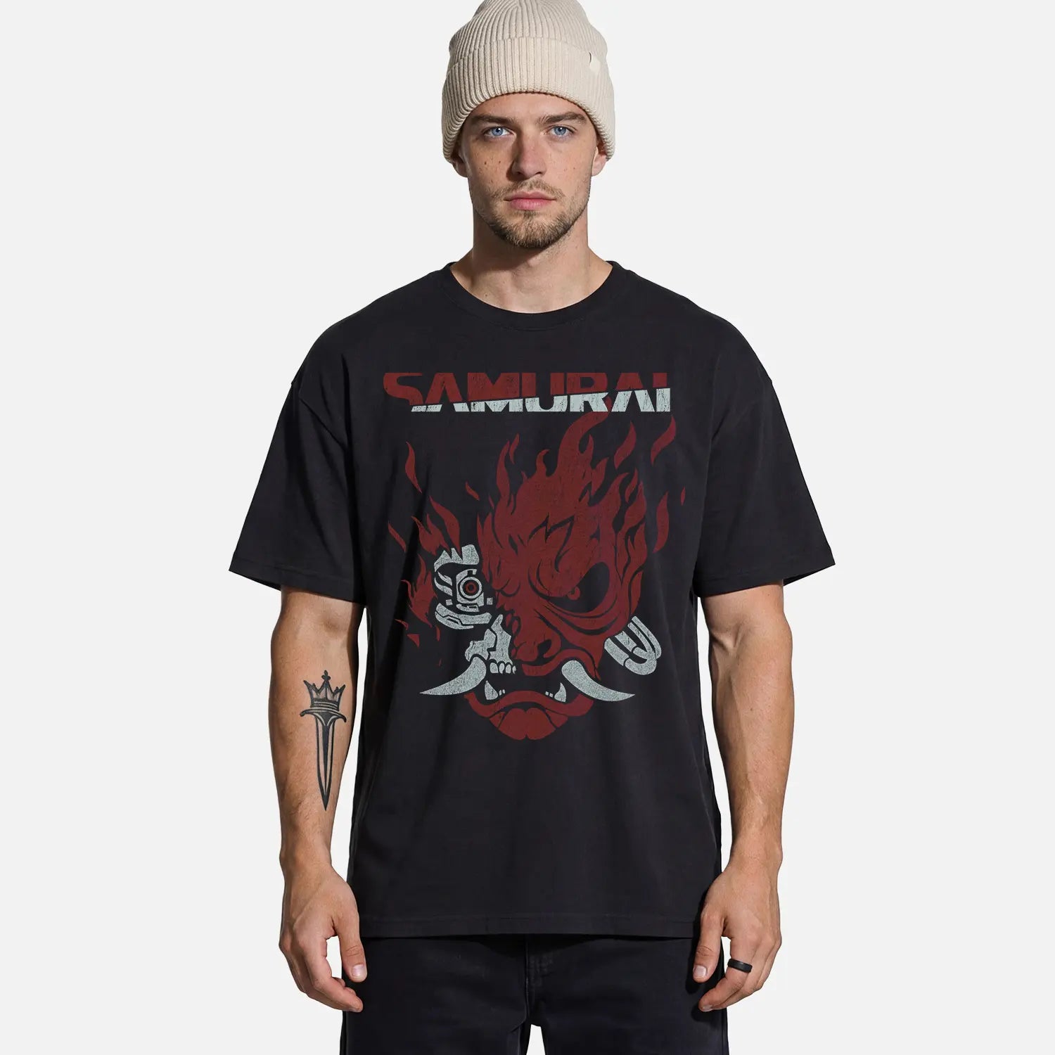 Samurai Logo Tee – Cyberpunk 2077 Shirt - Cruel Royalty