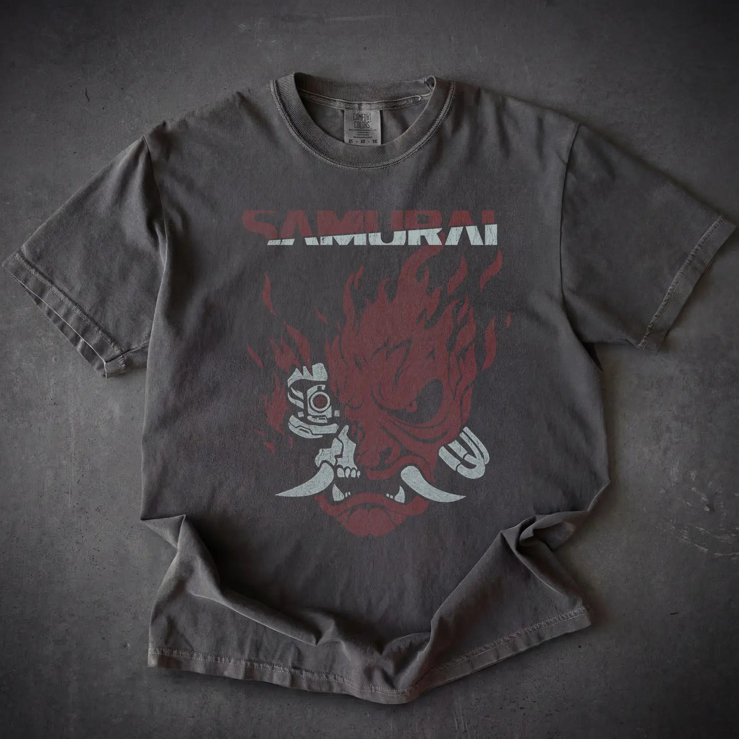 Samurai Logo Tee – Cyberpunk 2077 Shirt - Cruel Royalty