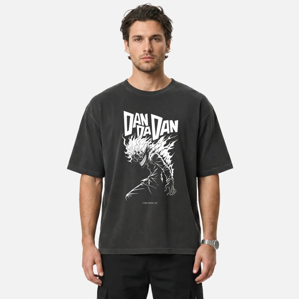 Dan Da Dan Tee – Turbo Granny Arc Anime Shirt - Cruel Royalty