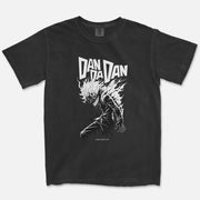 Dan Da Dan Turbo Granny Arc tee with high-contrast yokai portrait graphic. Premium supernatural anime shirt on Comfort Colors by Cruel Royalty.