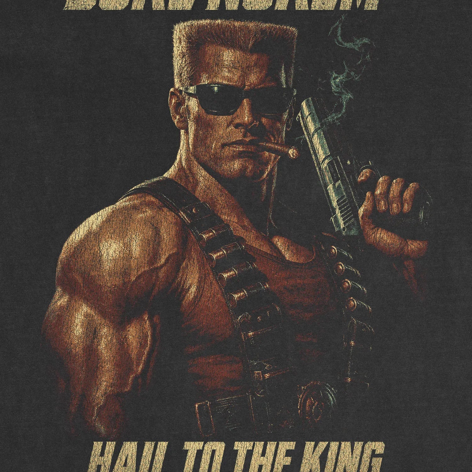 Duke Nukem Tee – Hail To The King 3D Gaming Shirt - Comfort Colors