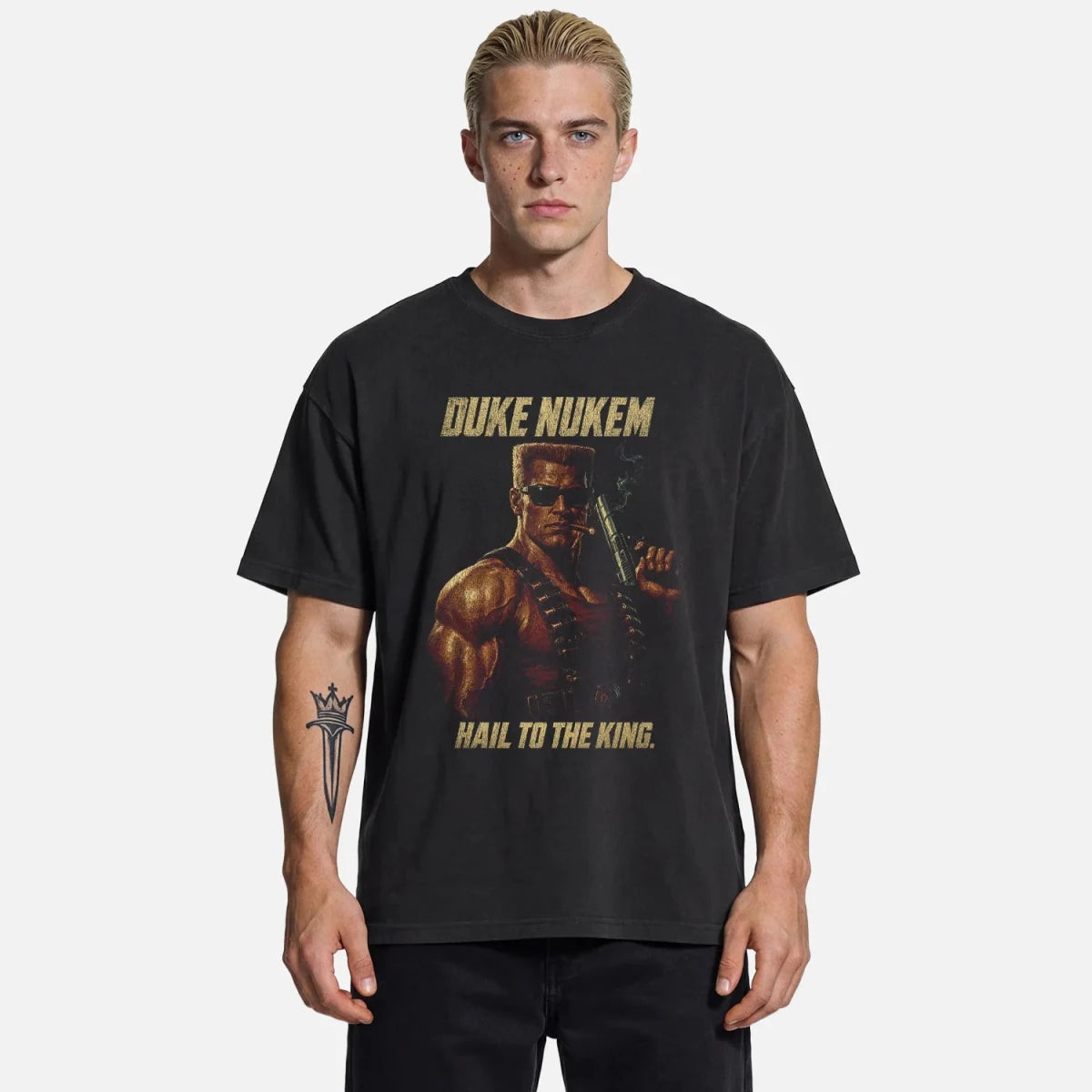 Duke Nukem Tee – Hail To The King 3D Gaming Shirt - Cruel Royalty