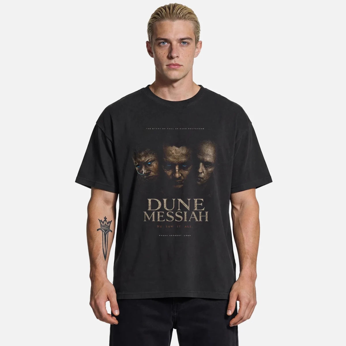 Dune Messiah Tee – He Saw It All Paul Atreides Shirt - Cruel Royalty