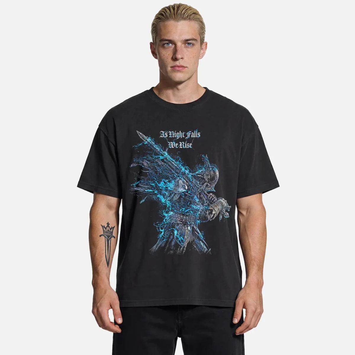 Elden Ring Nightreign Tee – As Night Falls We Rise Shirt - Cruel Royalty