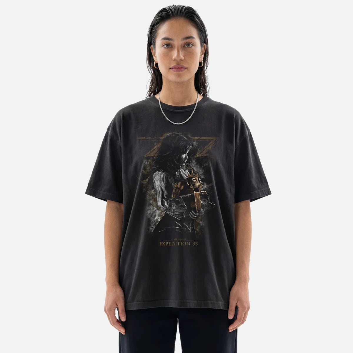 Expedition 33 Maelle Tee – Clair Obscur Gaming Shirt - Cruel Royalty