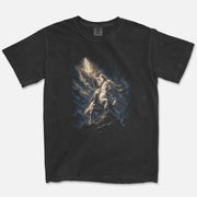 The White Rider Tee – Dawn on the Mountain Shirt - Comfort Colors