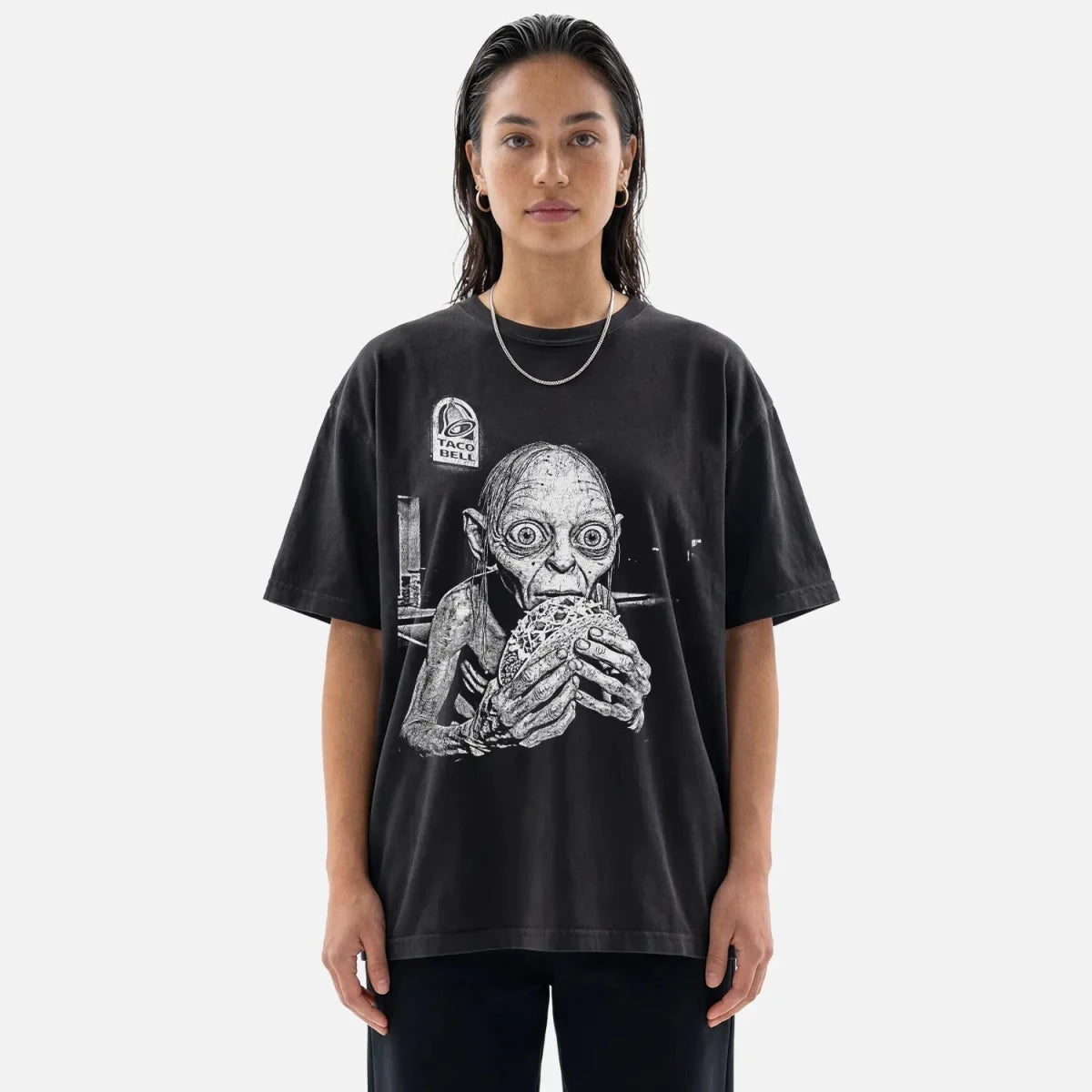 Gollum Taco Bell Tee – My Precious Lord of the Rings Shirt - Cruel Royalty