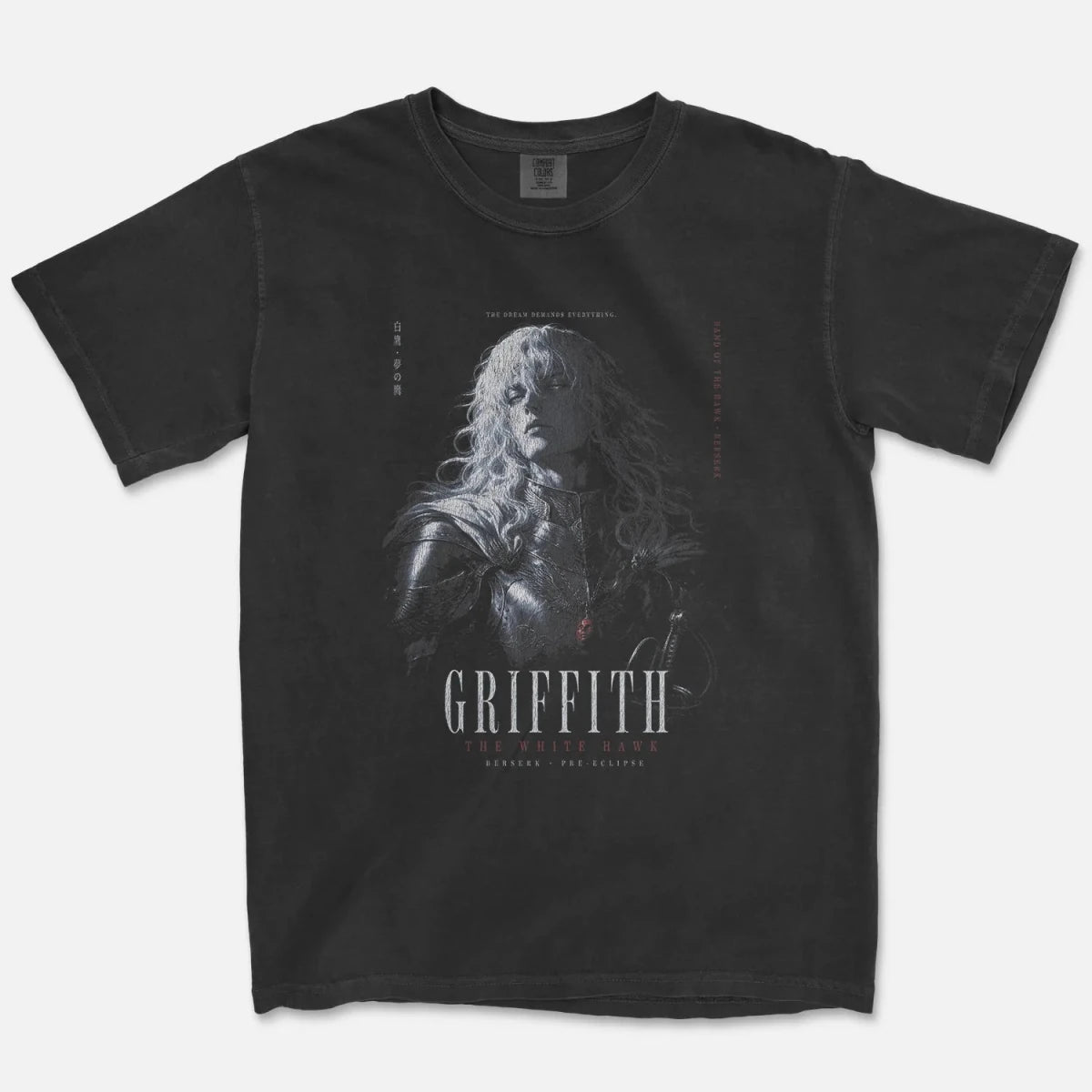 Griffith Tee – Berserk White Hawk Pre - Eclipse Shirt - Cruel Royalty