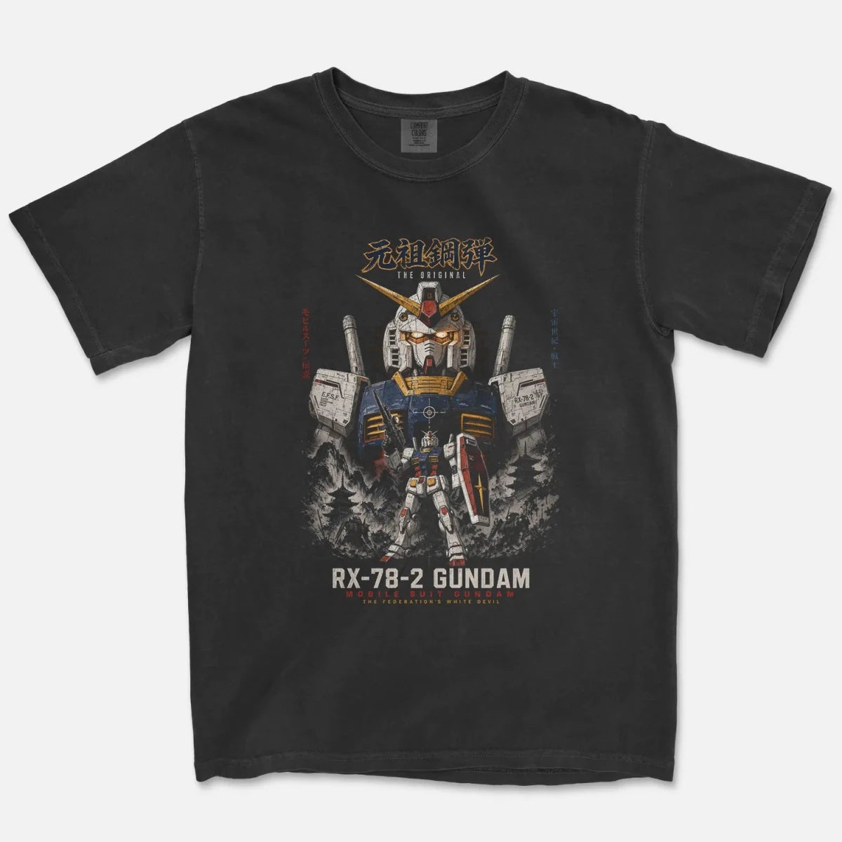 RX - 78 - 2 Gundam Tee – Mobile Suit Federation White Devil Shirt - Cruel Royalty