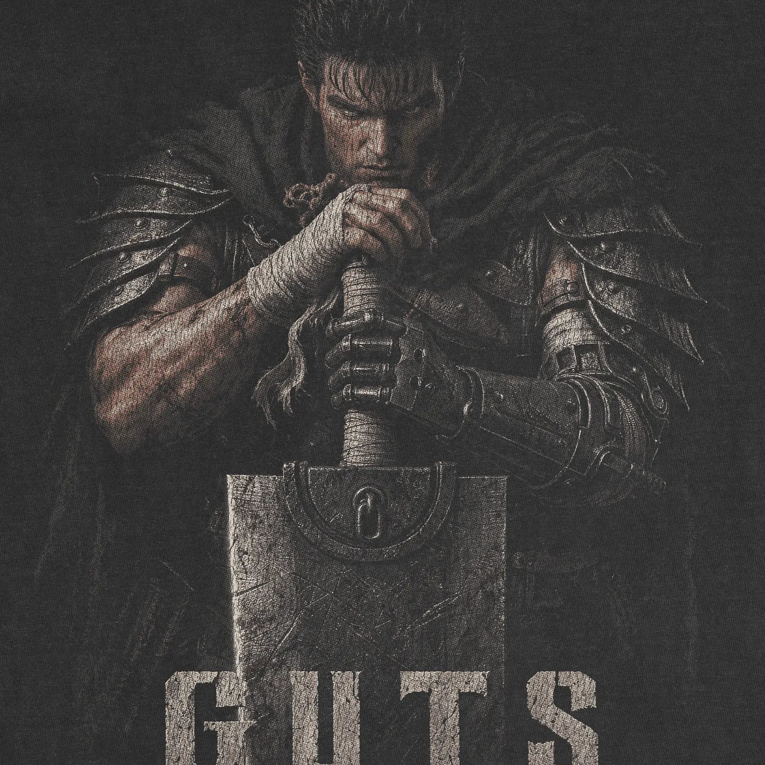 Guts The Black Swordsman Tee – Berserk I Will Never Be Moved Again Shirt - Comfort Colors