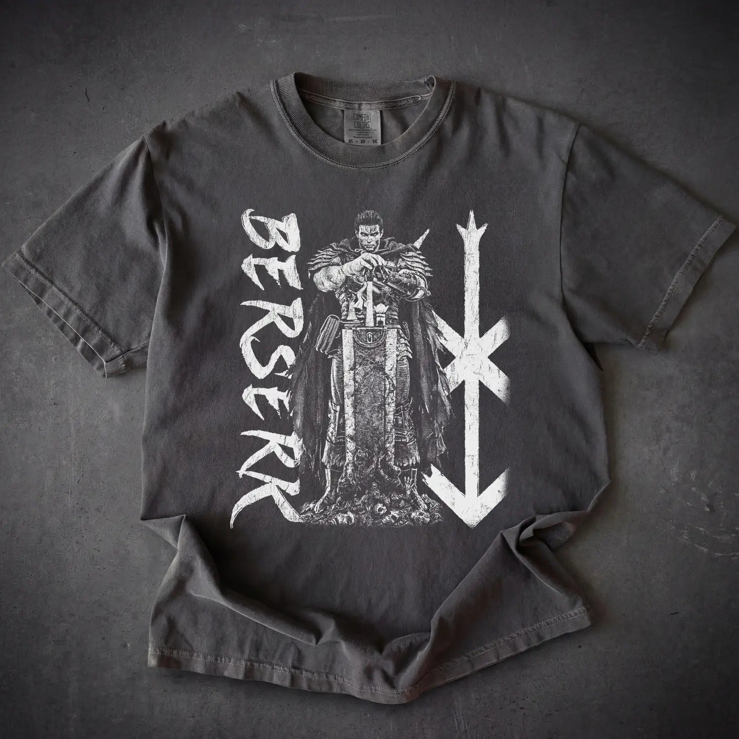 Guts Berserk Tee – Black Swordsman Shirt - Cruel Royalty