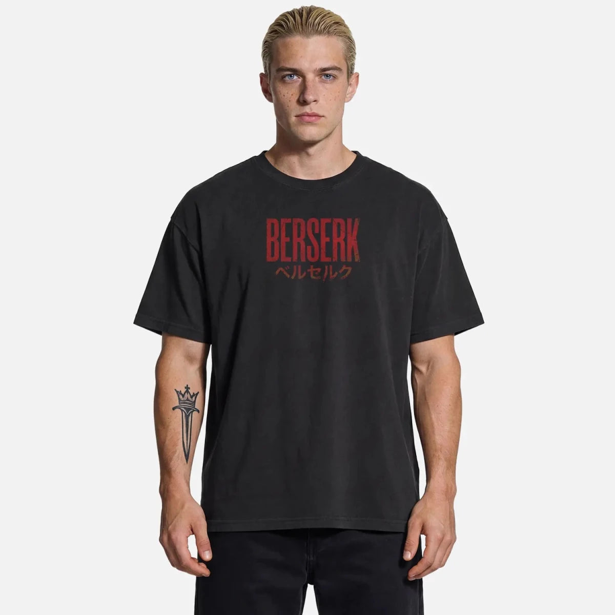 Guts Tee – Berserk Black Swordsman Shirt - Cruel Royalty