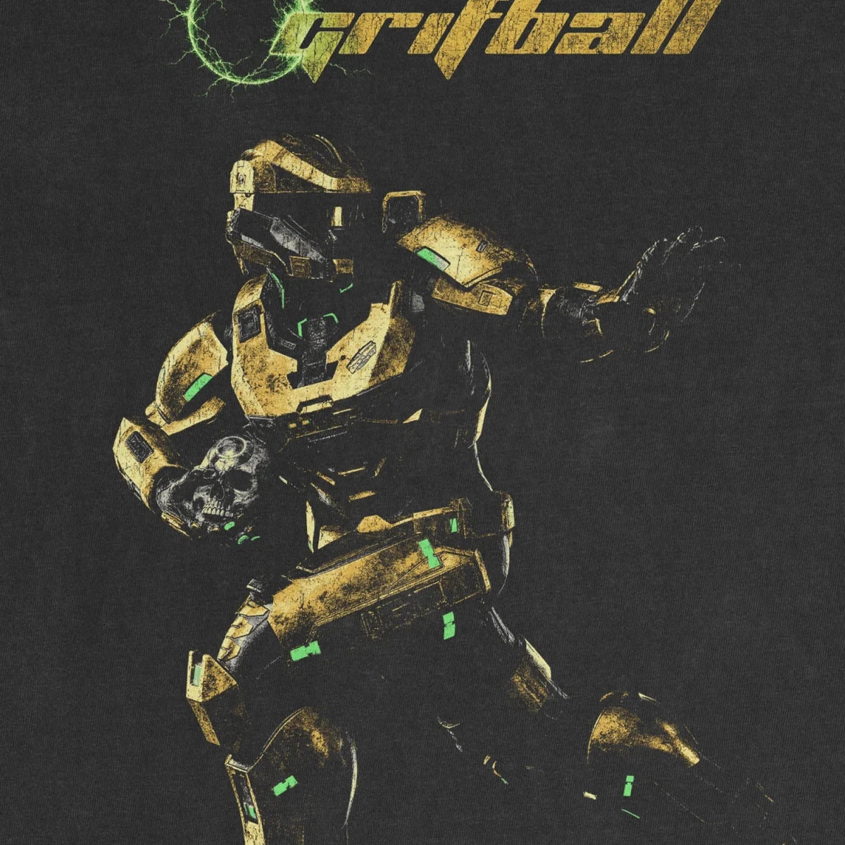 The Bonecrusher Tee – Armored Skull Sport Shirt - Cruel Royalty