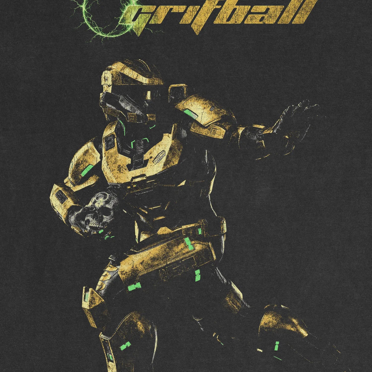 The Bonecrusher Tee – Armored Skull Sport Shirt - Comfort Colors