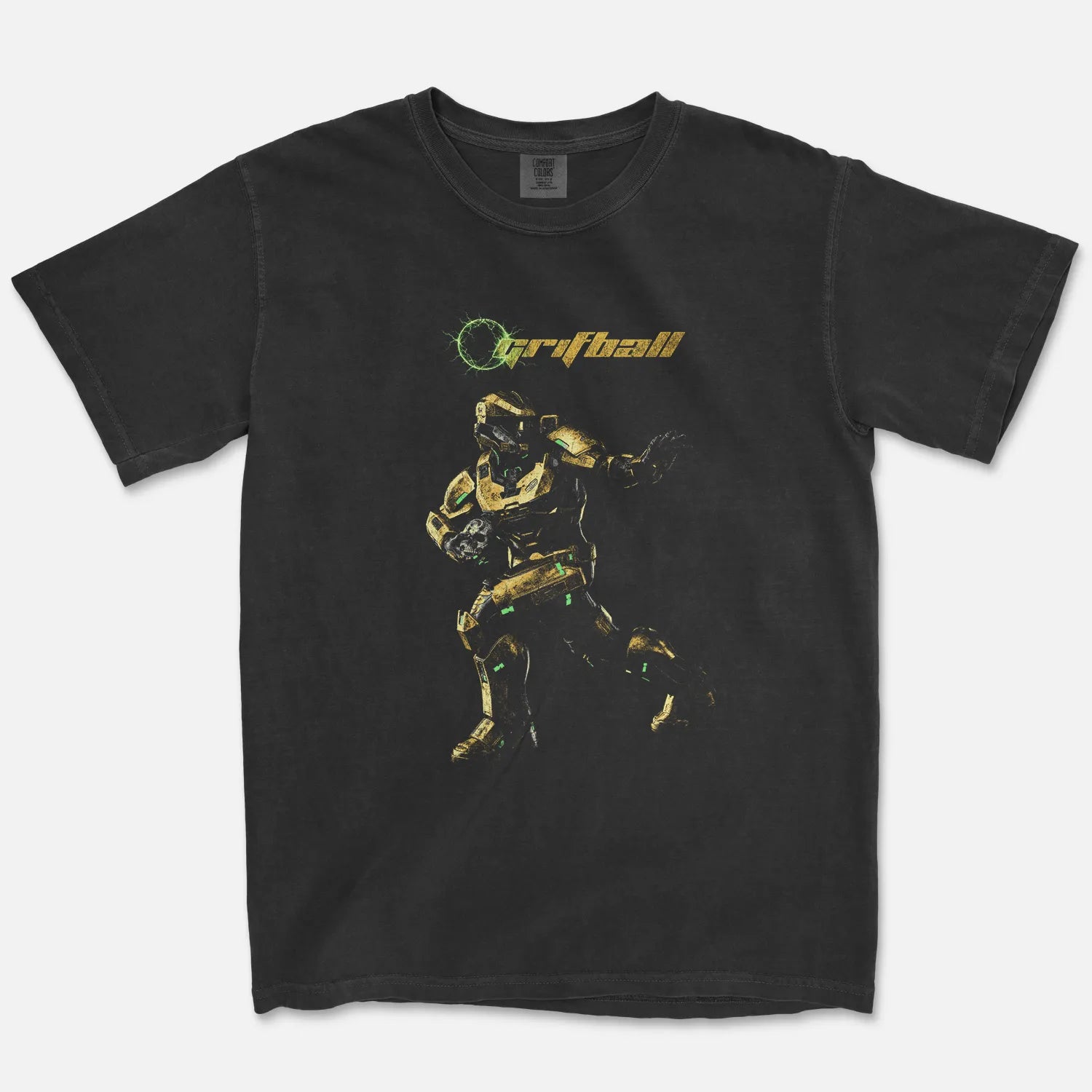 The Bonecrusher Tee – Armored Skull Sport Shirt - Comfort Colors