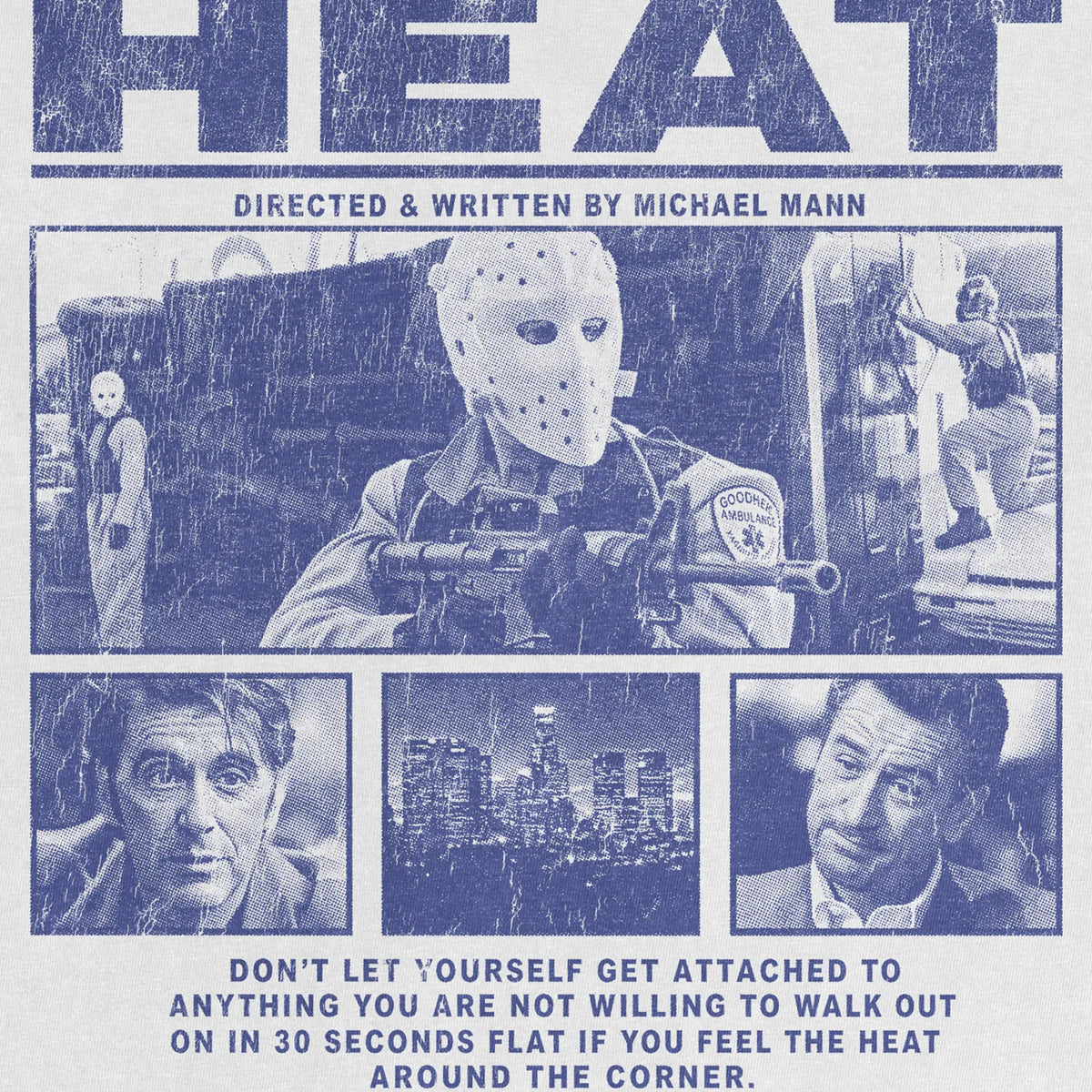 Heat Tee – Michael Mann 1995 Heist Shirt