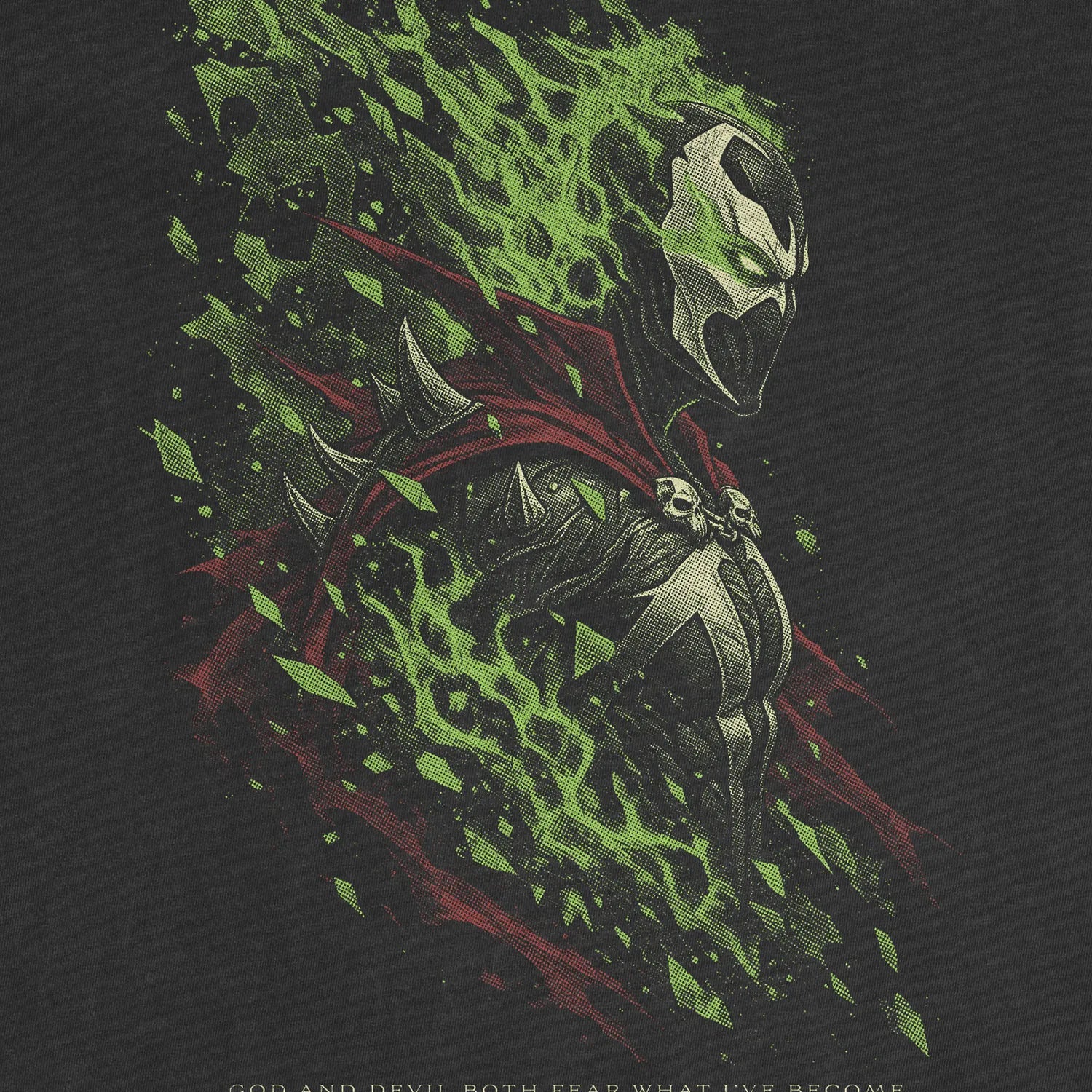 Spawn Tee – Hell Spawn Al Simmons God and Devil Fear Shirt - Comfort Colors