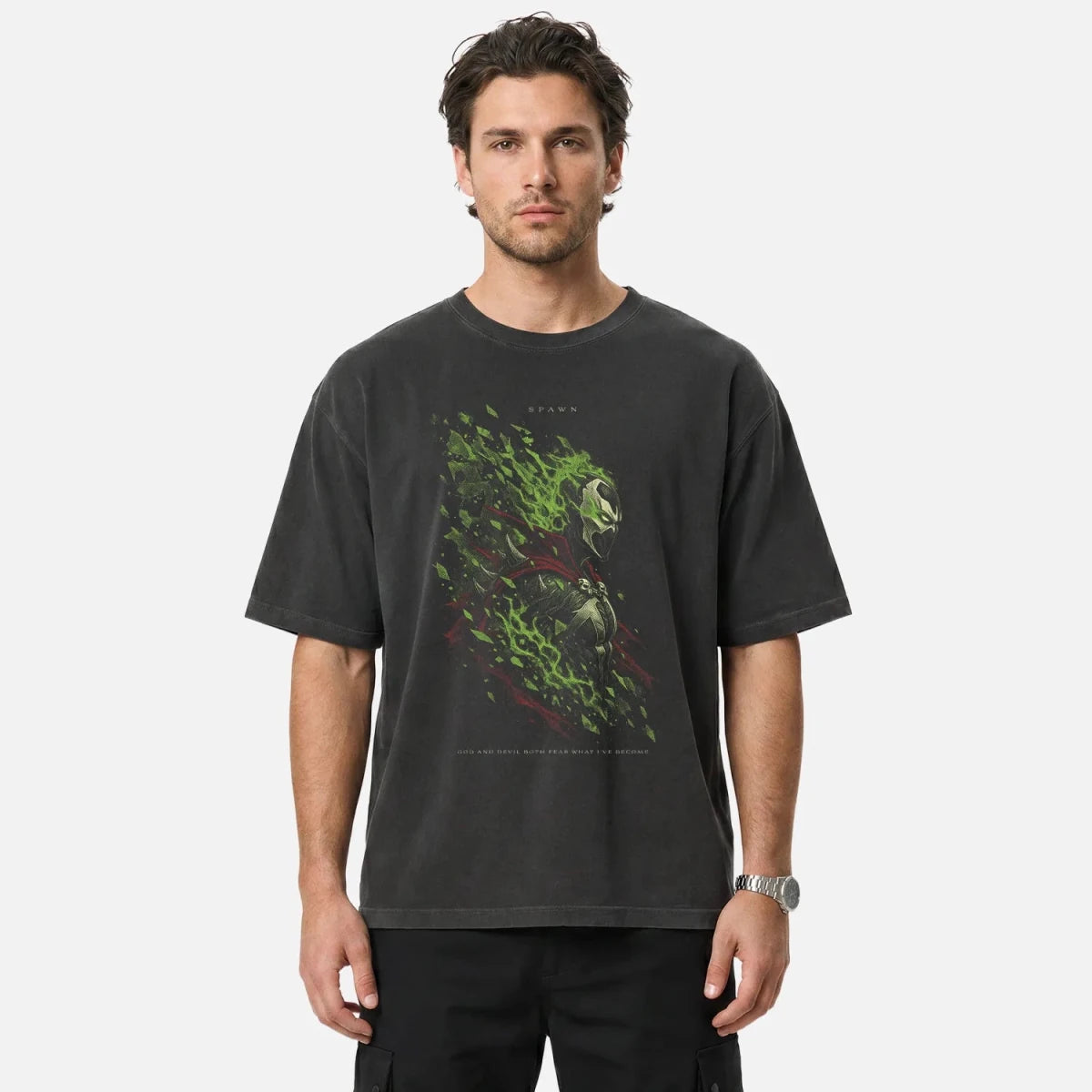 Spawn Tee – Hell Spawn Al Simmons God and Devil Fear Shirt - Cruel Royalty