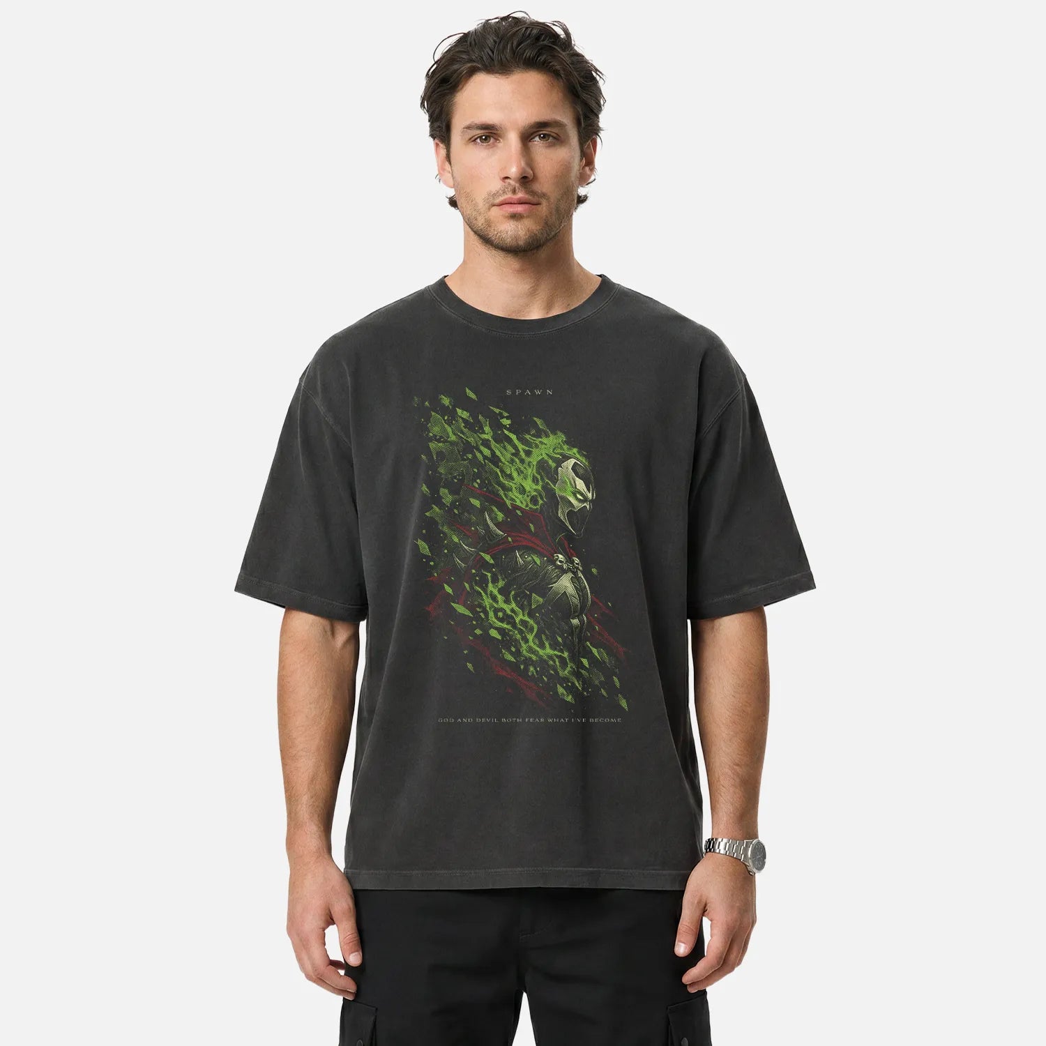 Spawn Tee – Hell Spawn Al Simmons God and Devil Fear Shirt - Comfort Colors
