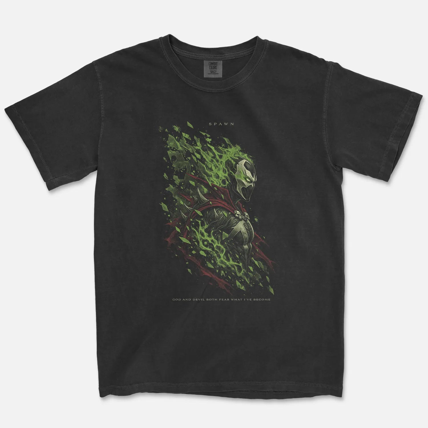 Spawn Tee – Hell Spawn Al Simmons God and Devil Fear Shirt - Comfort Colors