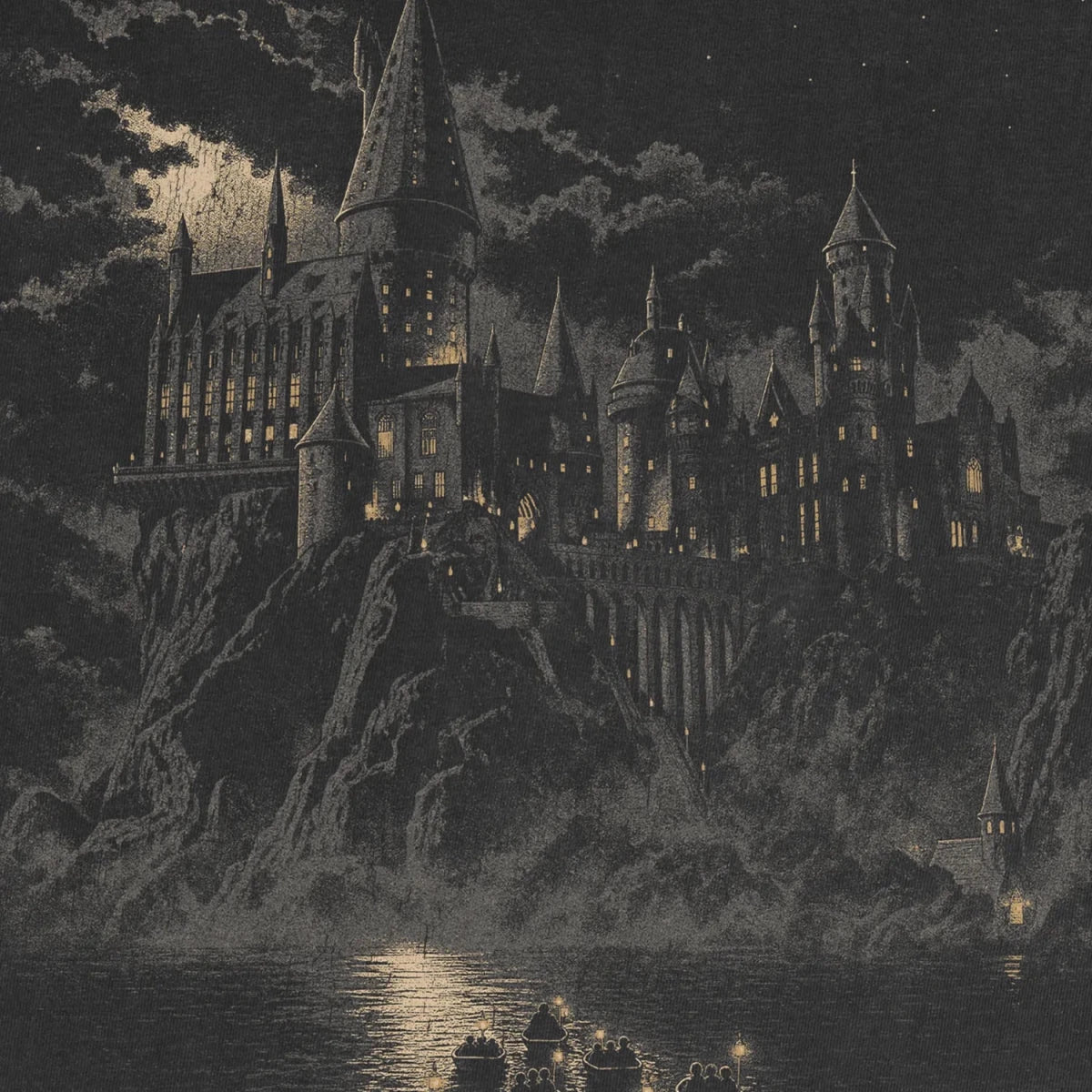 Wizard School Tee – Enchanted Castle Shirt - Cruel Royalty