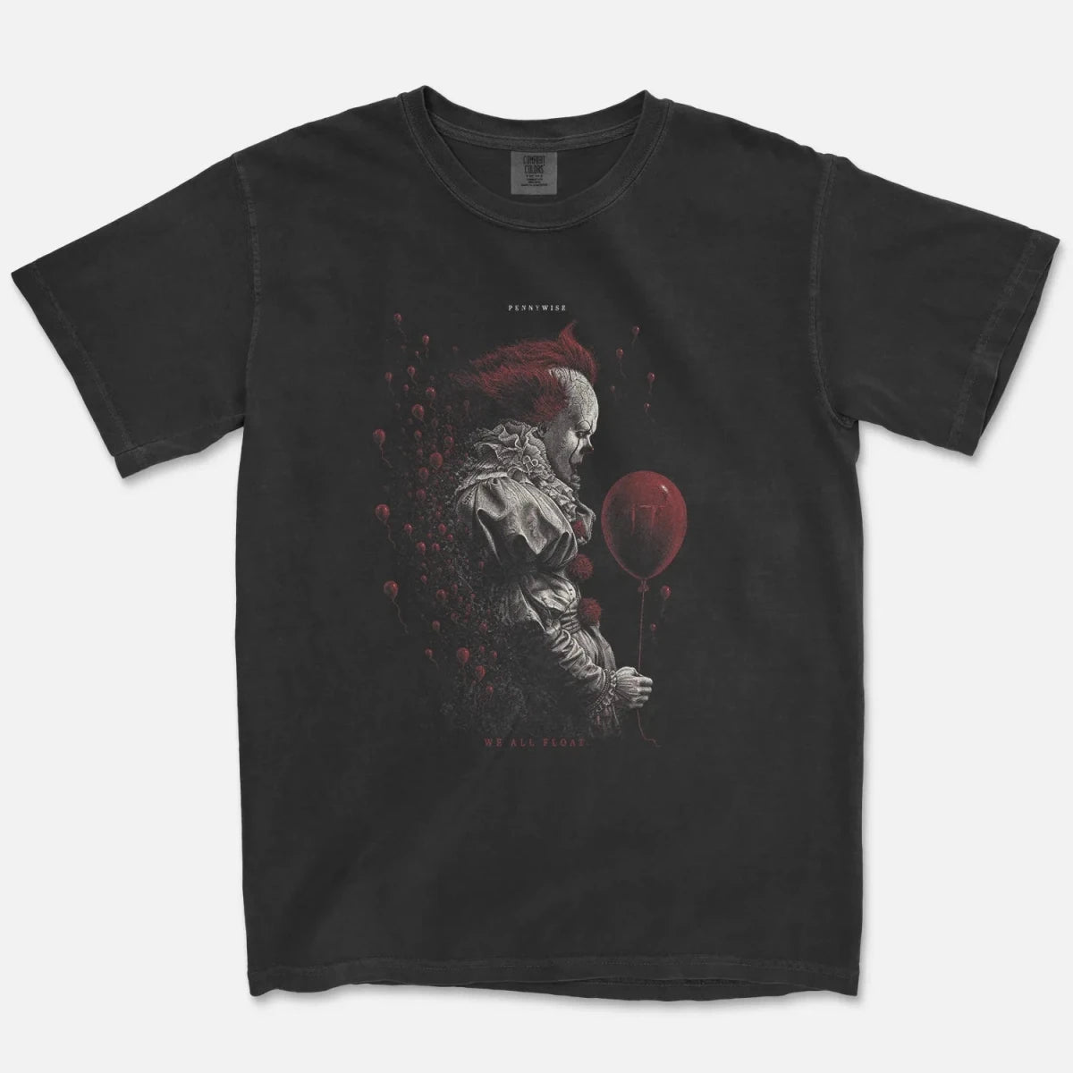 Dancing Clown Tee – Red Balloon Horror Shirt - Cruel Royalty