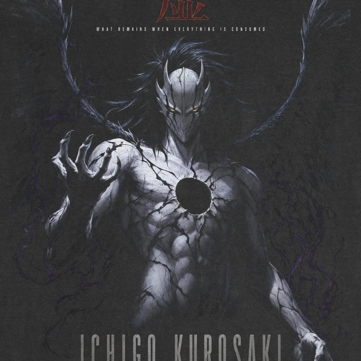Ichigo Kurosaki Tee – Bleach Vasto Lorde Hollow Shirt - Cruel Royalty