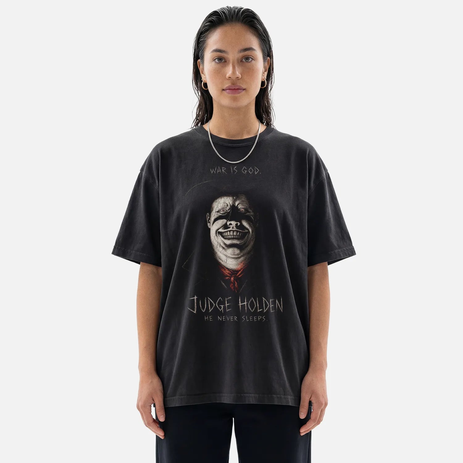 Judge Holden Tee – Blood Meridian War Is God He Never Sleeps Shirt - Comfort Colors