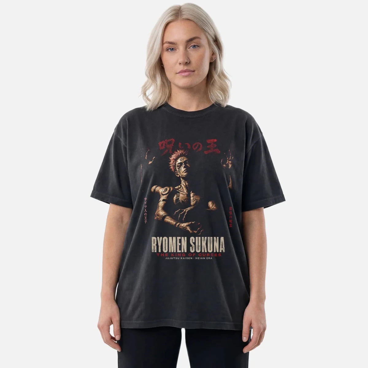 Ryomen Sukuna Tee – King of Curses Jujutsu Kaisen Shirt - Cruel Royalty