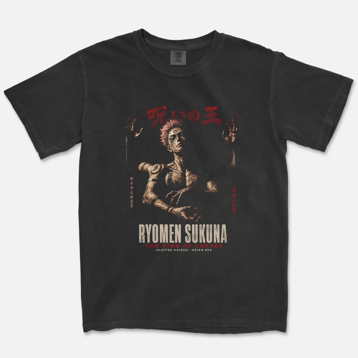 Ryomen Sukuna Tee – King of Curses Jujutsu Kaisen Shirt - Cruel Royalty