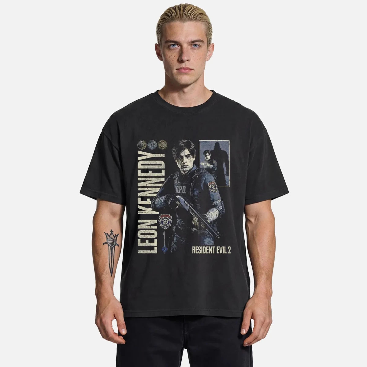 Leon Kennedy Tee – Resident Evil 2 Shirt - Cruel Royalty