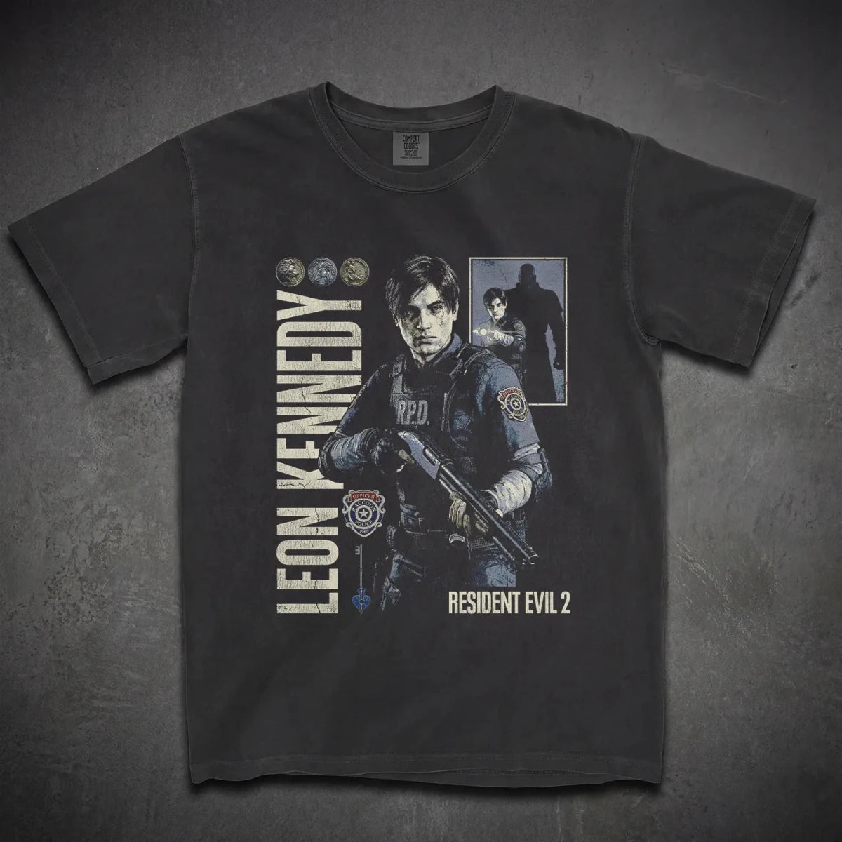 Leon Kennedy Tee – Resident Evil 2 Shirt - Cruel Royalty