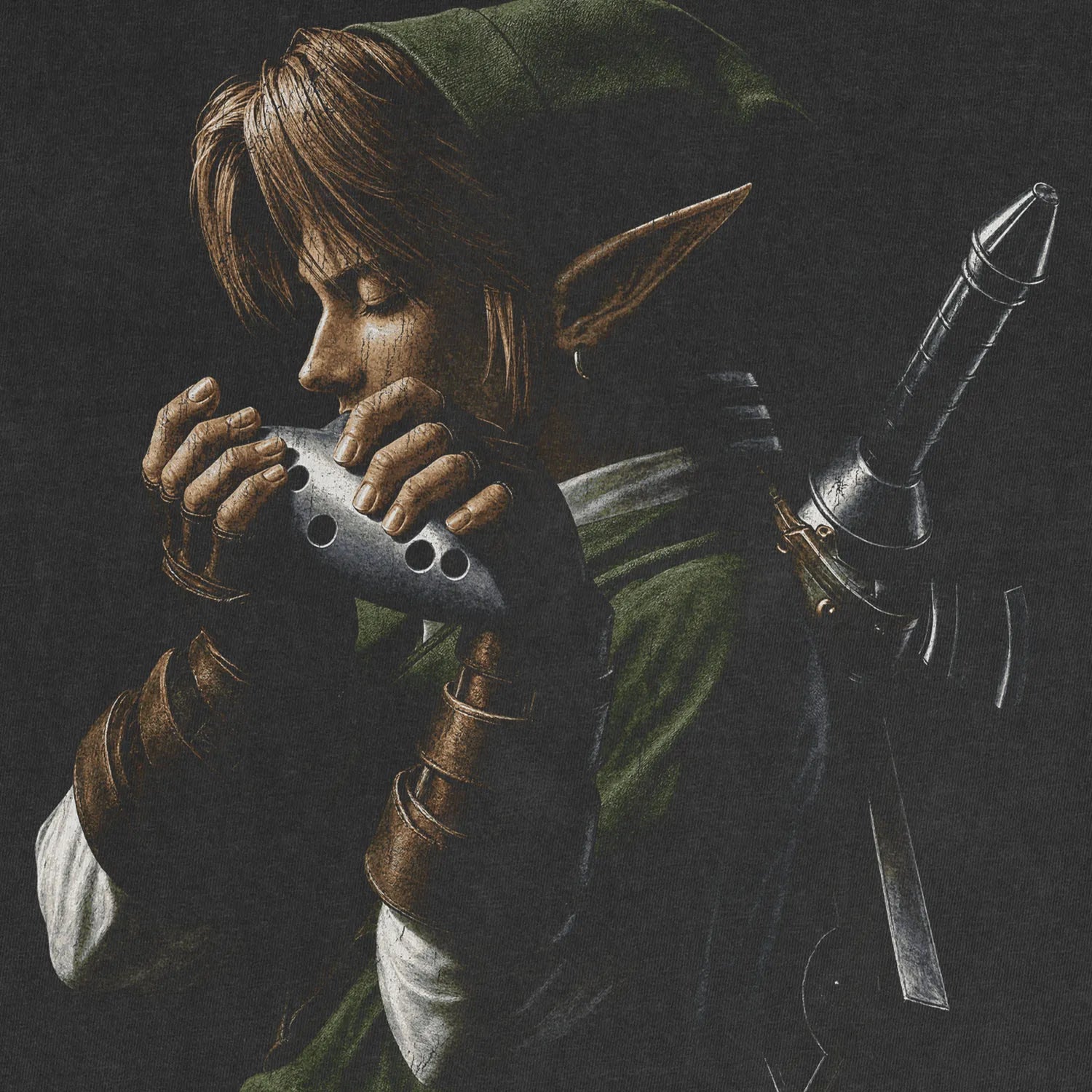 The Ocarina Tee – Hero of Time Shirt - Comfort Colors