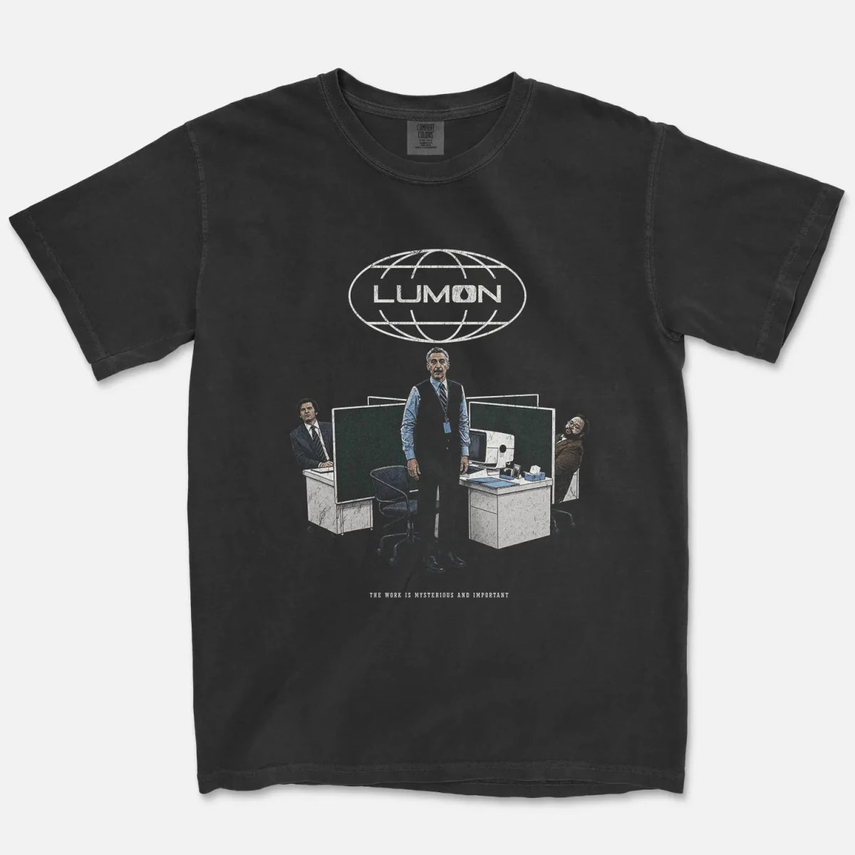 Mysterious Work Tee – Dystopian Office Shirt - Cruel Royalty