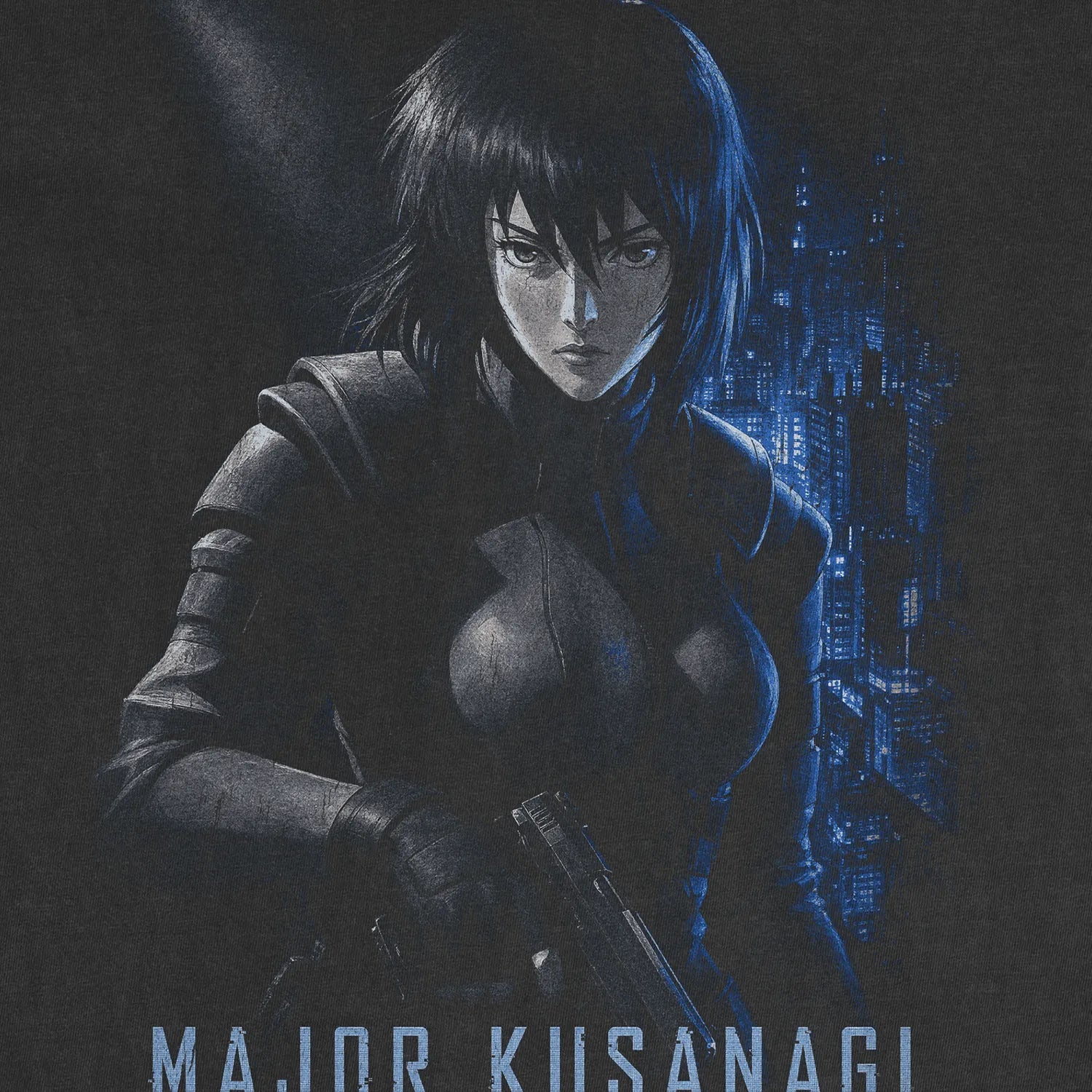 Cyborg Commander Tee – Your Ghost Is All That Remains Cyberpunk Shirt - Comfort Colors
