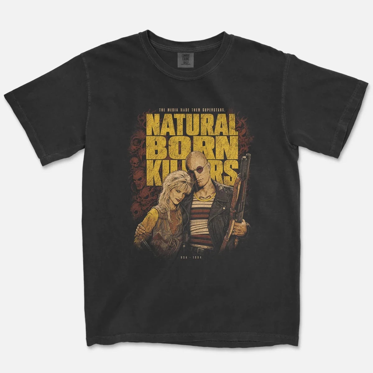 Outlaw Lovers Tee – Crime Spree Shirt - Cruel Royalty
