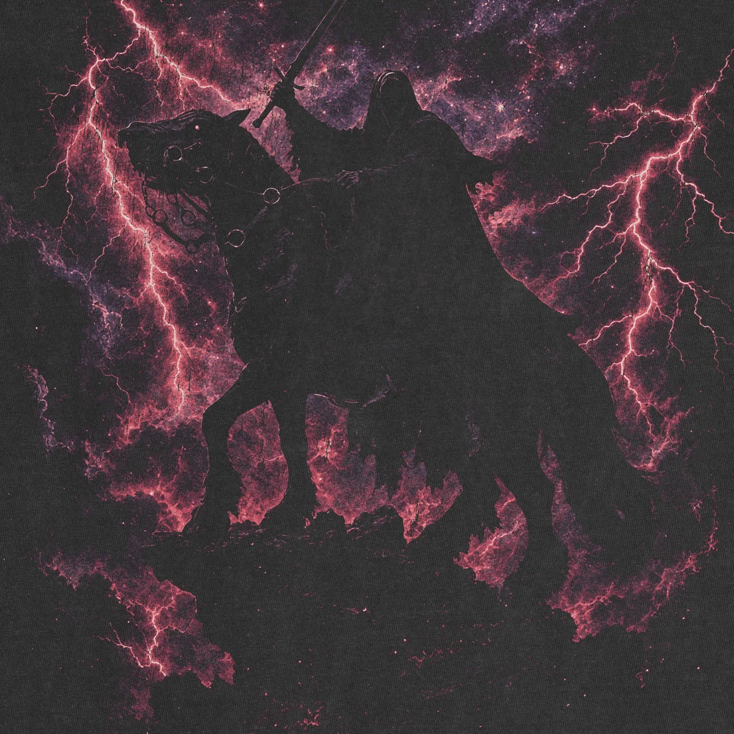 The Black Rider Tee – Storm Wraith Shirt - Comfort Colors