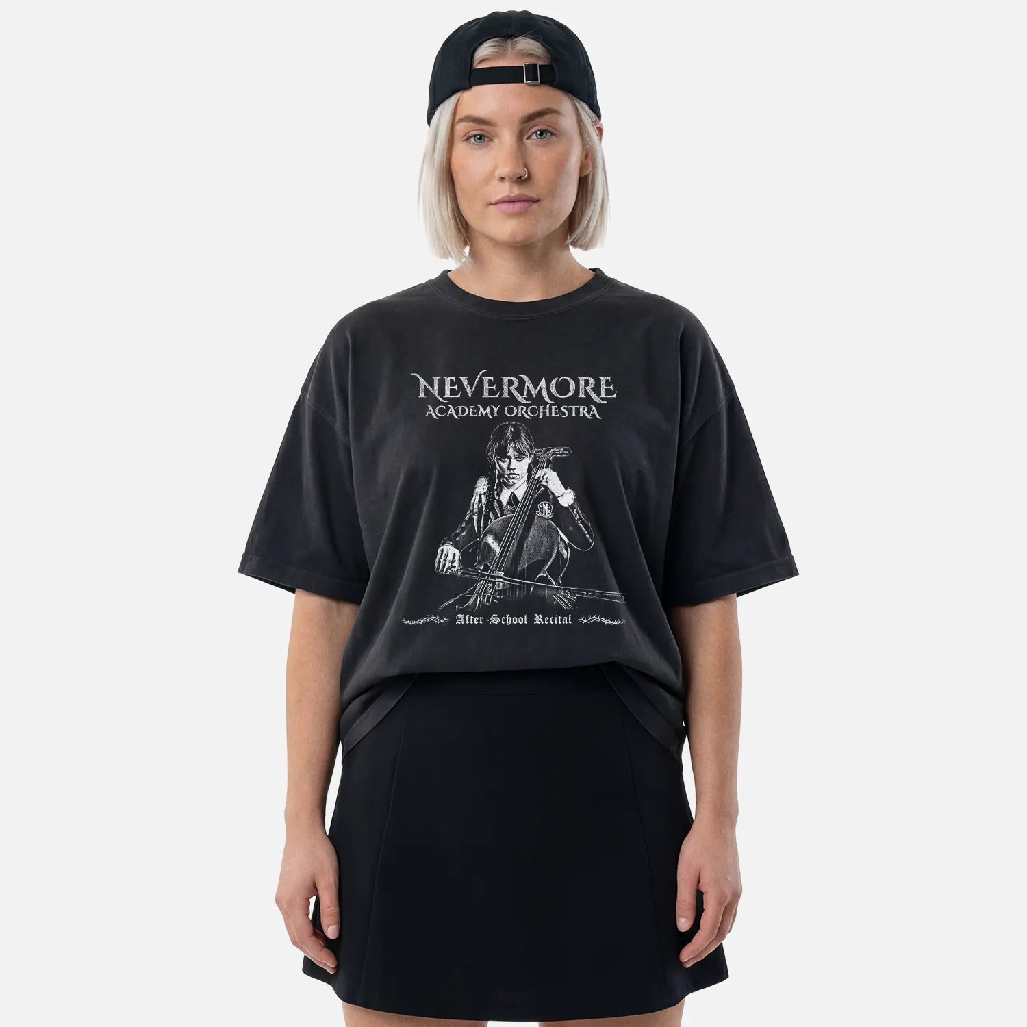 Wednesday Addams Tee – Nevermore Academy Shirt - Cruel Royalty