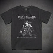 Wednesday Addams Tee – Nevermore Academy Shirt - Cruel Royalty