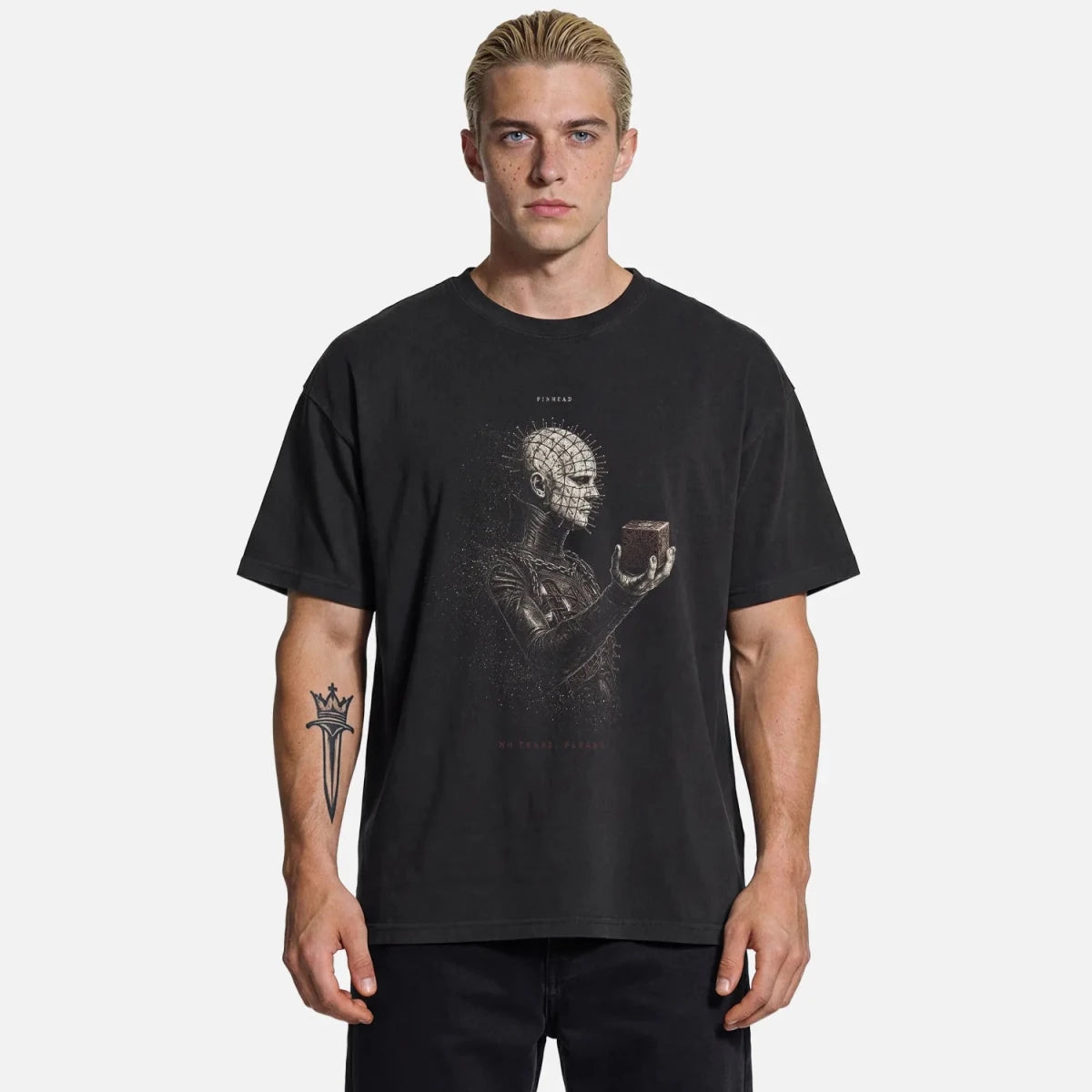 The Nailhead Tee – Pinned Demon Shirt - Cruel Royalty