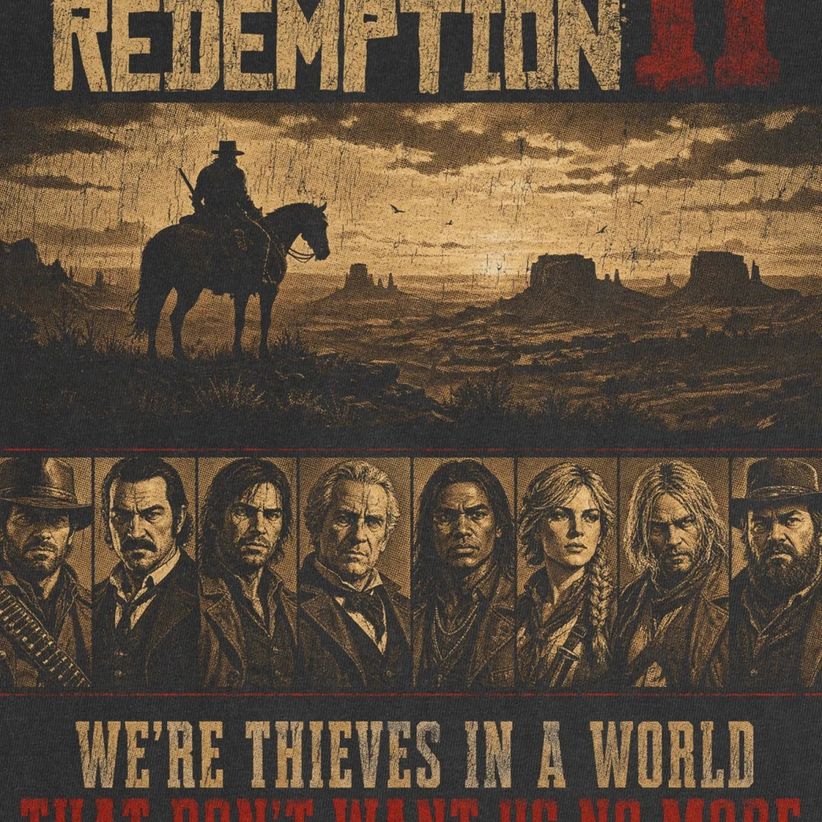 Red Dead Redemption 2 Tee – Van der Linde Gang 1899 Shirt - Cruel Royalty
