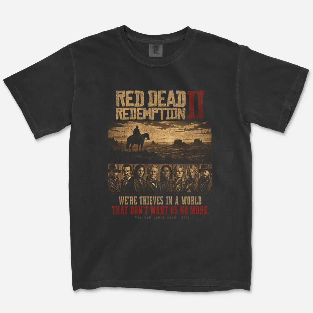 Red Dead Redemption 2 Tee – Van der Linde Gang 1899 Shirt - Cruel Royalty