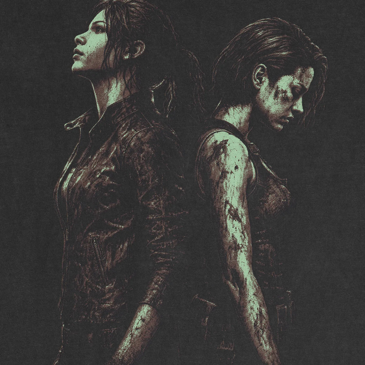 Jill & Claire Tee – Jill Valentine Claire Redfield Shirt