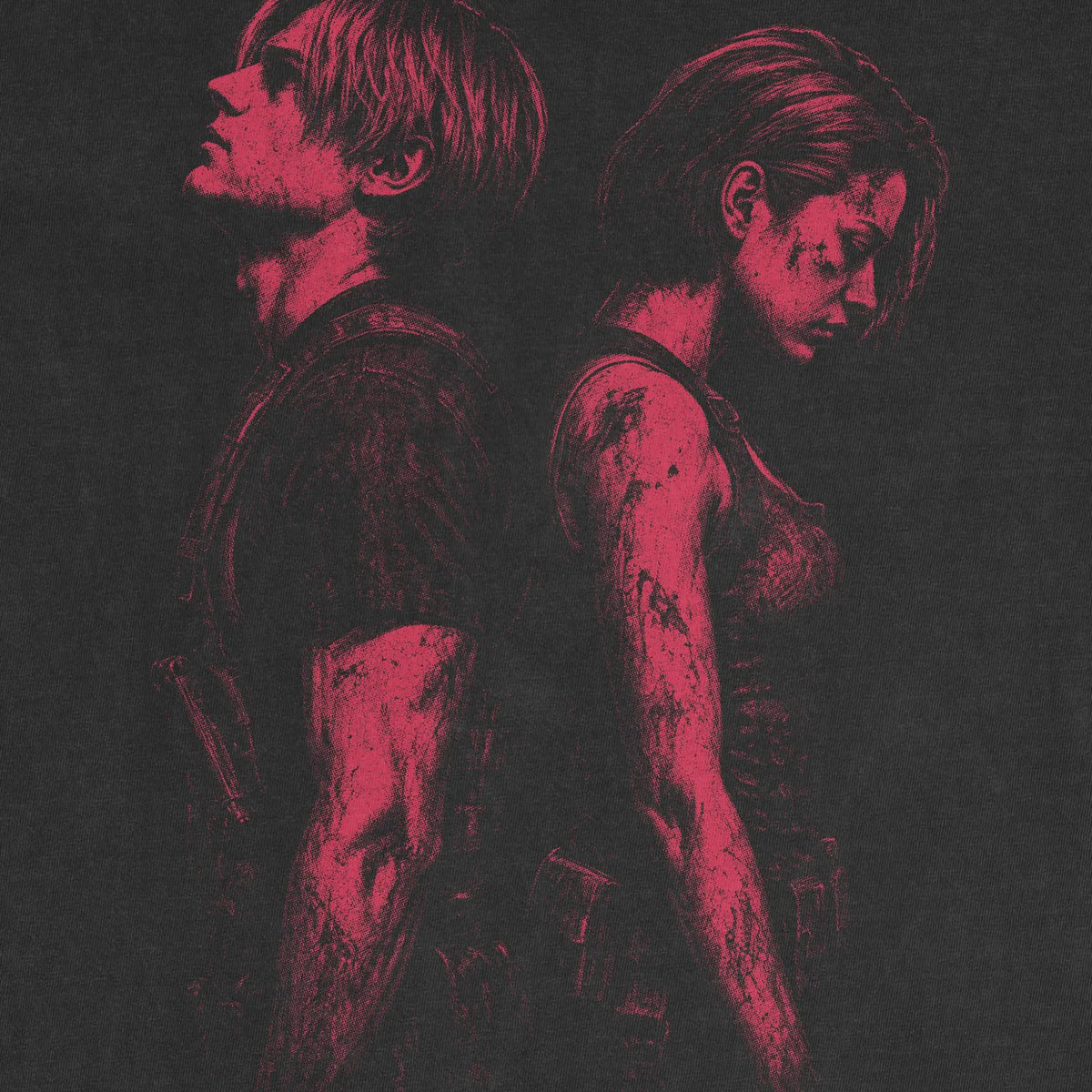 Back to Back Tee – Leon Kennedy & Jill Valentine Shirt